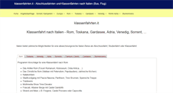 Desktop Screenshot of klassenfahrten.it