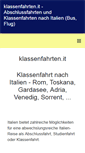 Mobile Screenshot of klassenfahrten.it